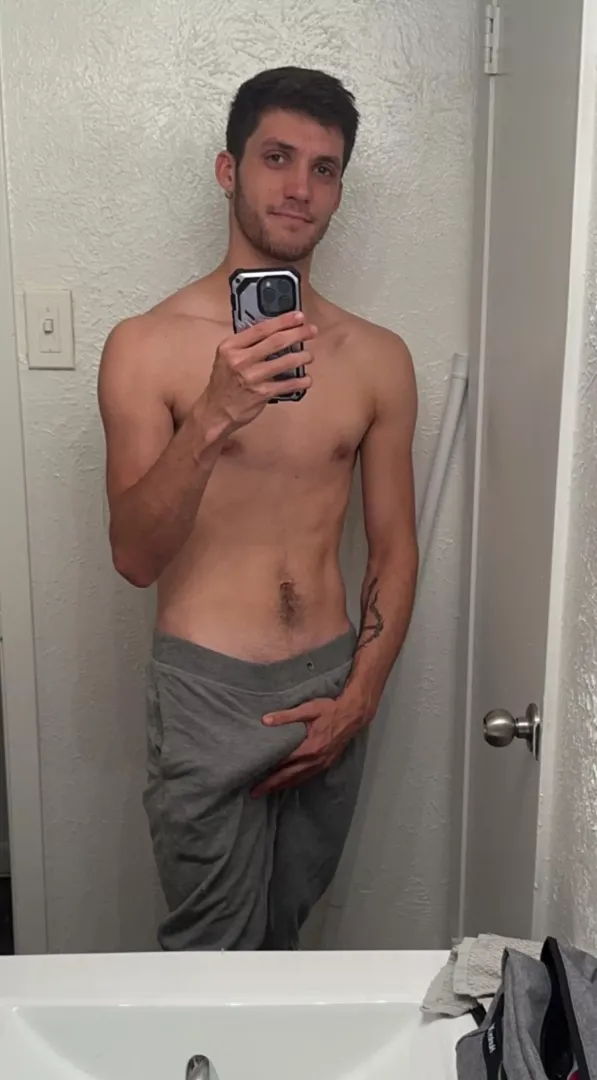 Grey sweatpants season