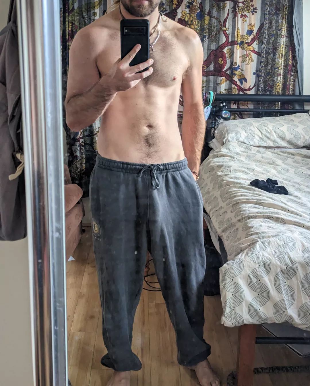 Grey sweatpants?