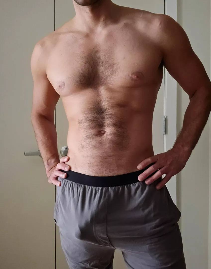 Grey sweats