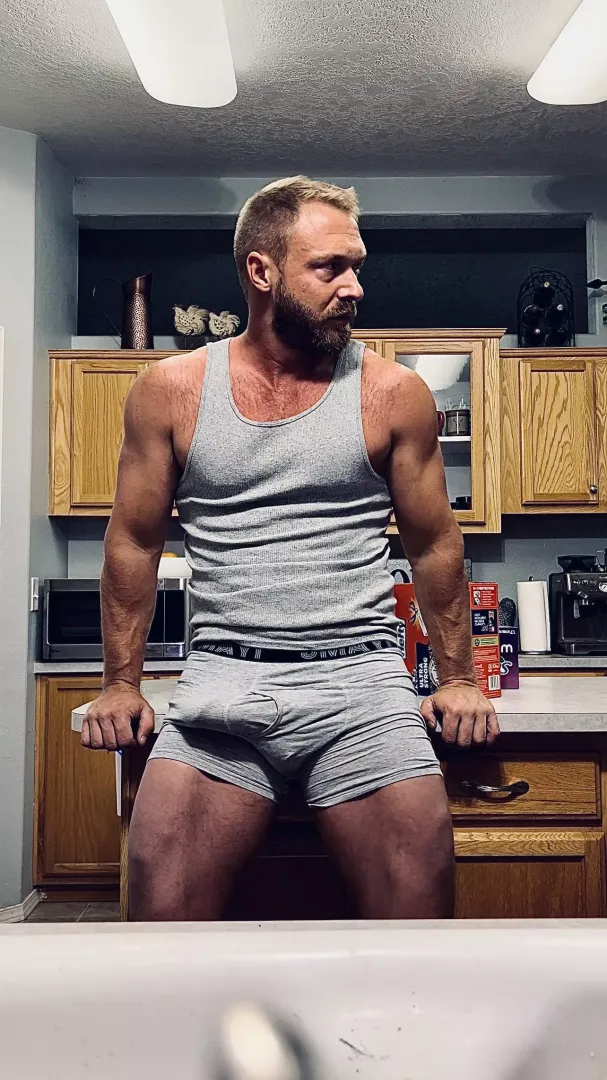 Grey underwear is better than grey sweatpants.