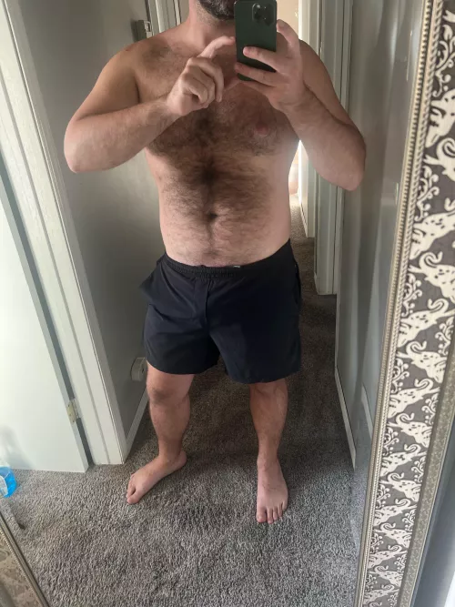 Growing out the chest hair 