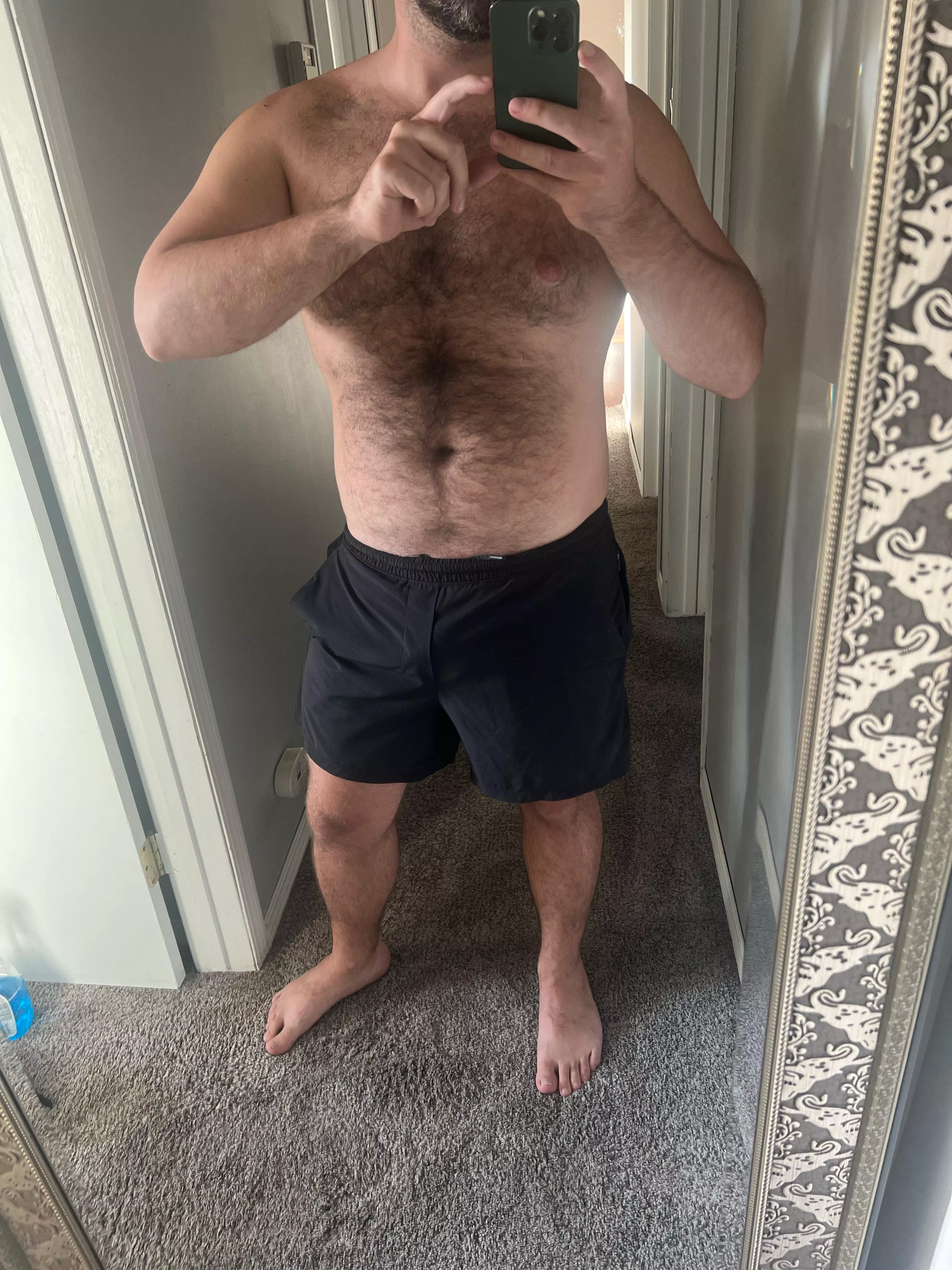 Growing out the chest hair 