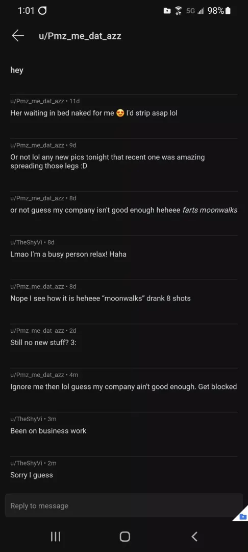 guess you can't be busy irl...