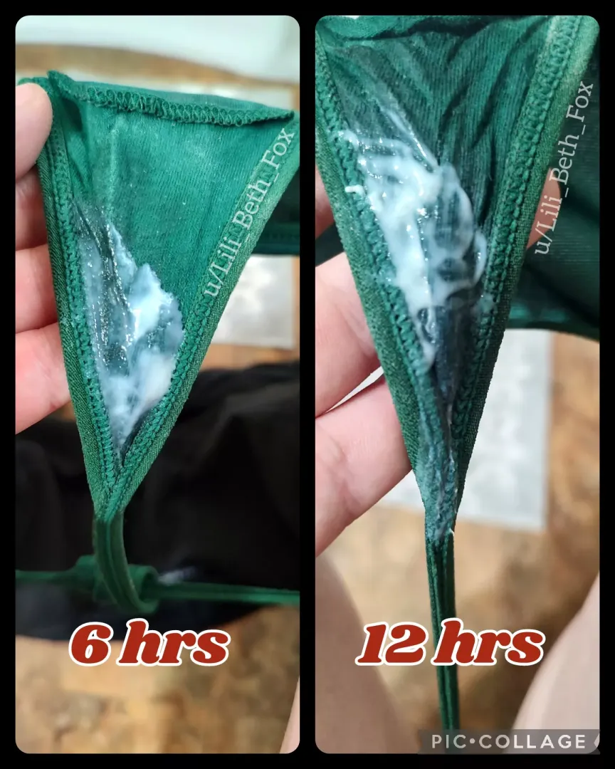 Gusset so small, the whole thing is wet!