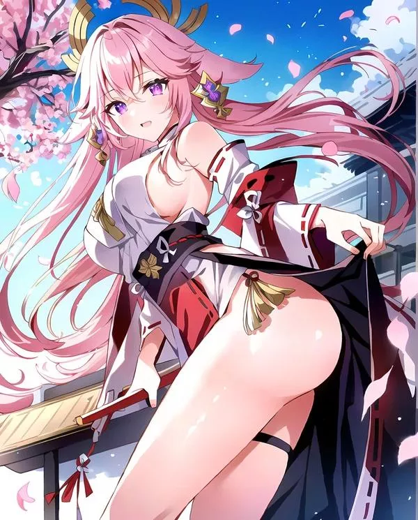 Guuji yae has a beautiful body