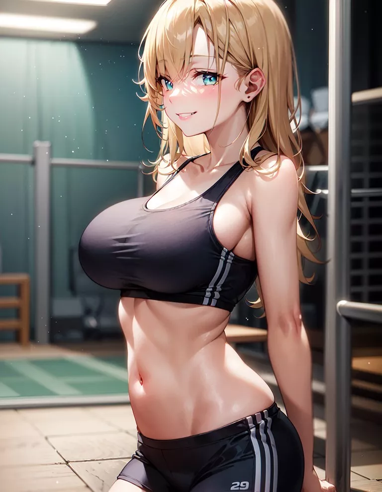Gym all to Herself