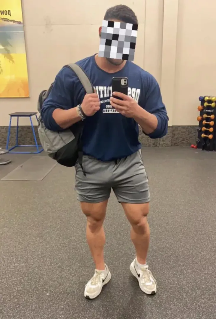 Gym bulge