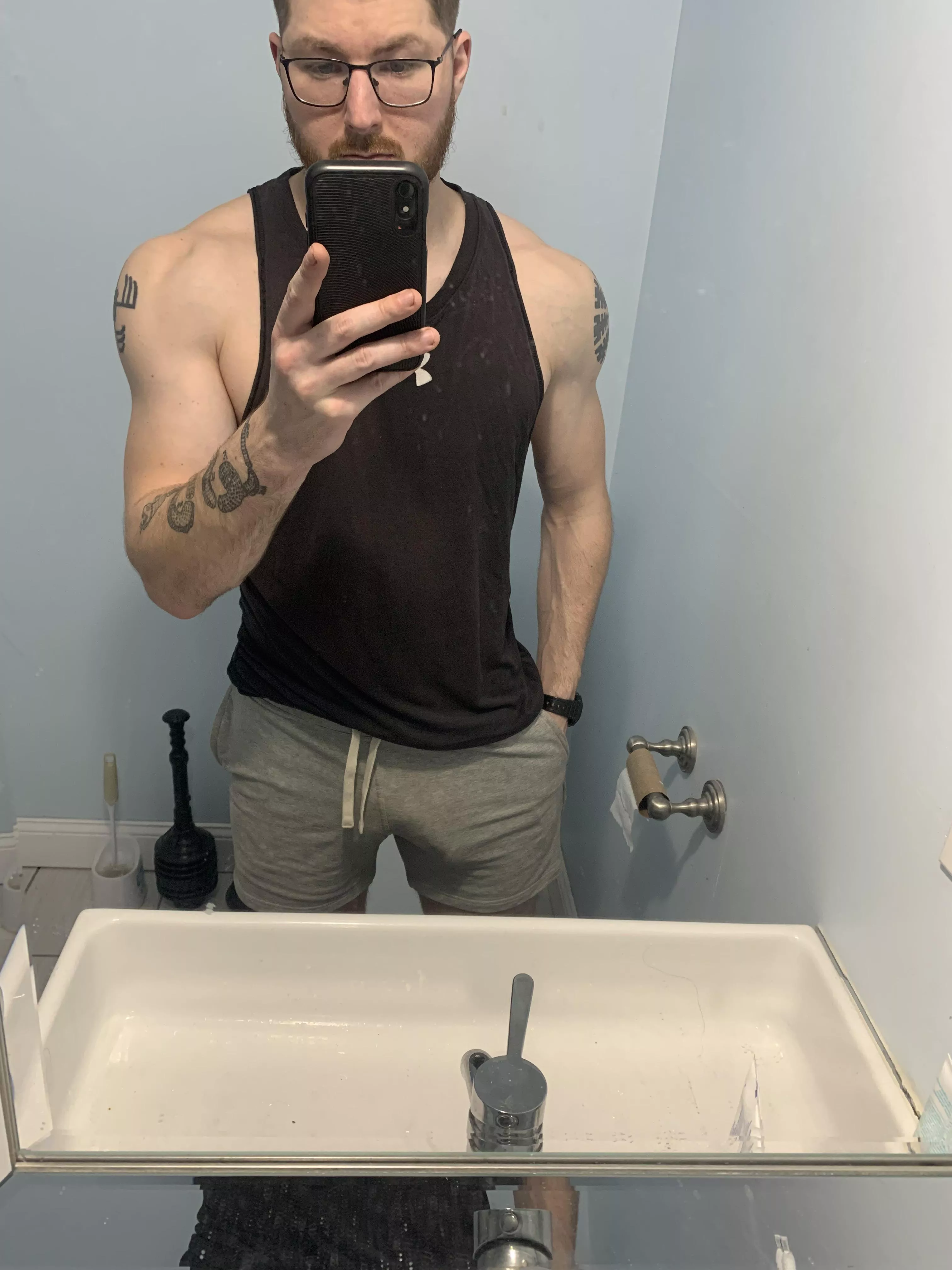 Gym bulge