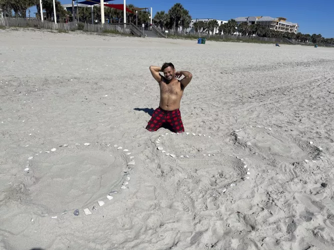 Had fun at the beach 🏝️😈🔥🧸