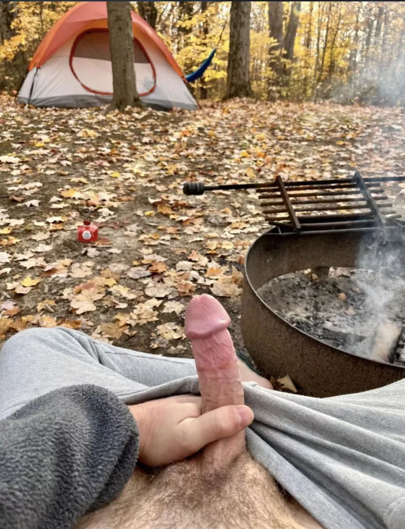 Had to hold the moan so other campers wouldn’t hear