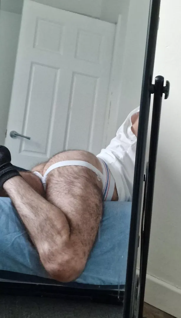 Hairy arse out