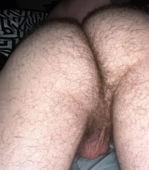 Hairy morning ass