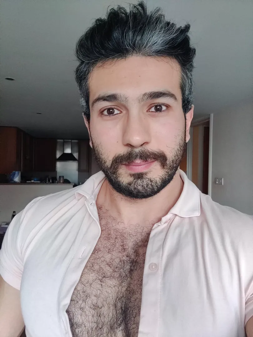 Hairy pecs
