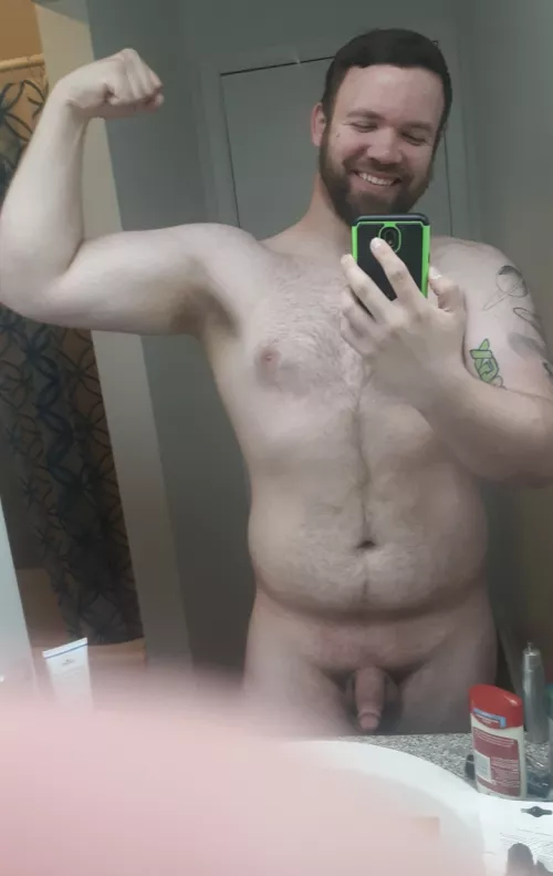 Half chub and smiling on God's Day 😇