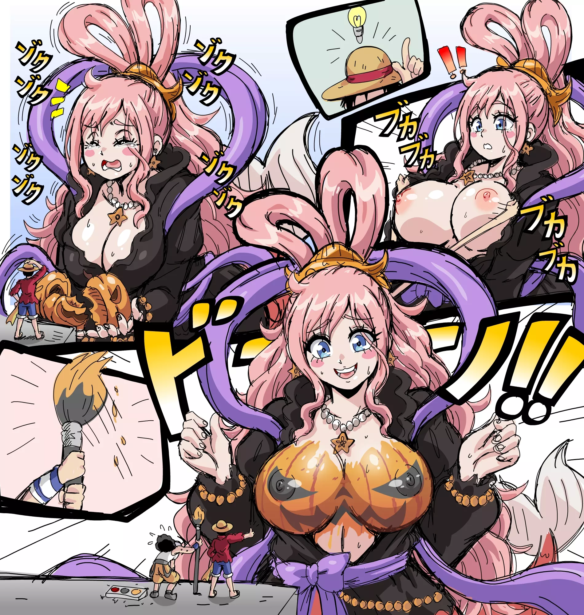 Halloween Shirahoshi (Lewdamone) [One Piece]