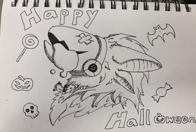 Halloween sketch I finished the other day