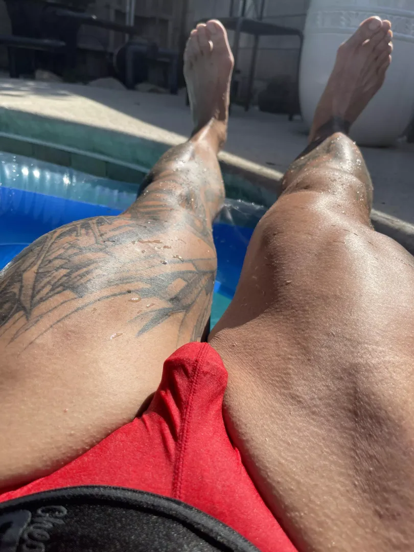 Hangin in the pool