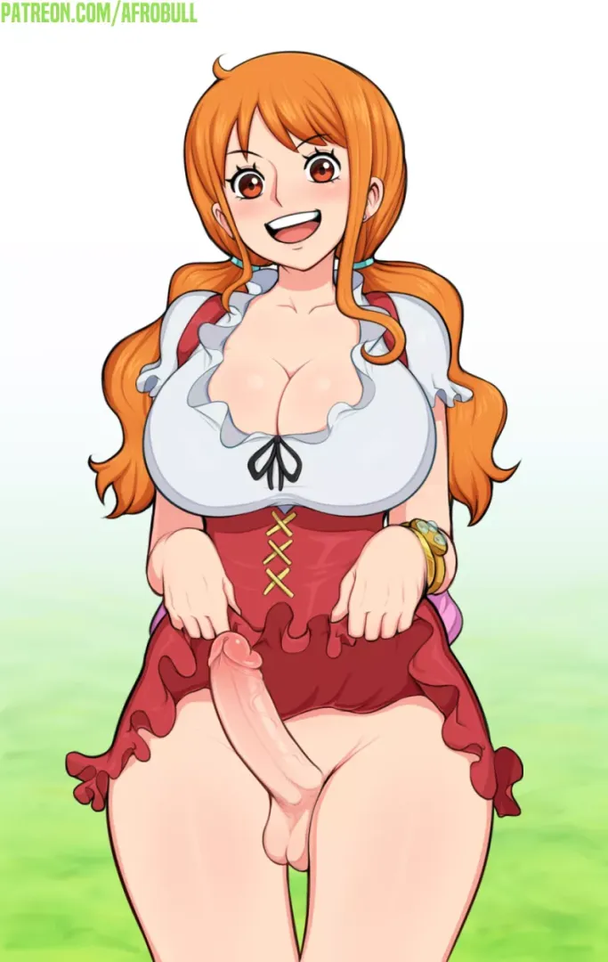 Happy to show her cock