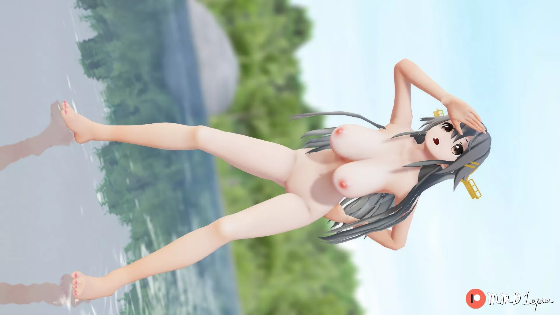 Haruna (MMD Lepus) [Kantai collection]
