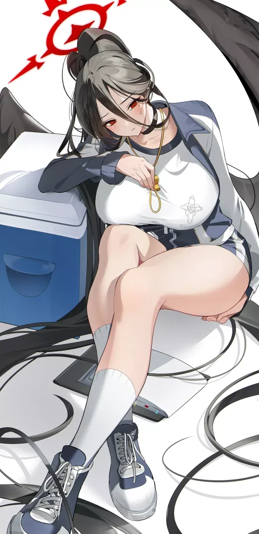 Hasumi Thighs [Blue Archive]