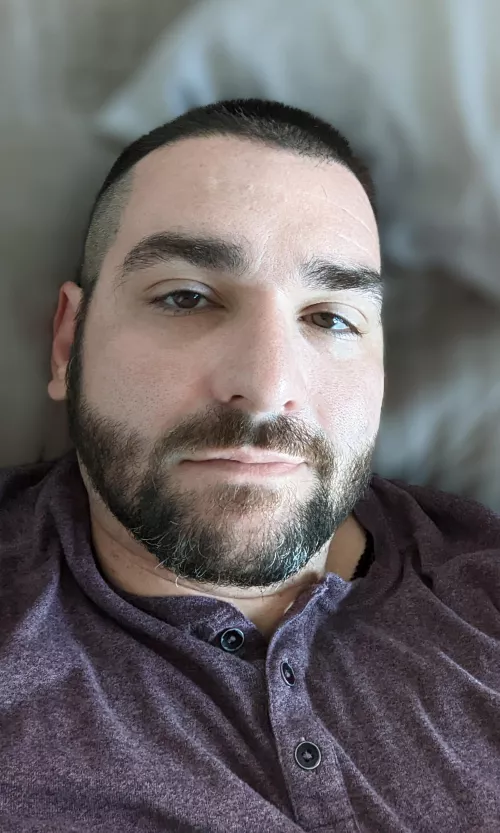 Having a lazy day off.