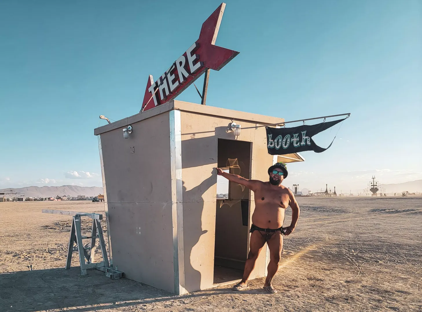 having fun at burning man