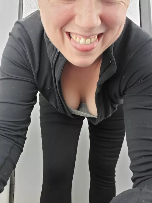 Having fun in the change room