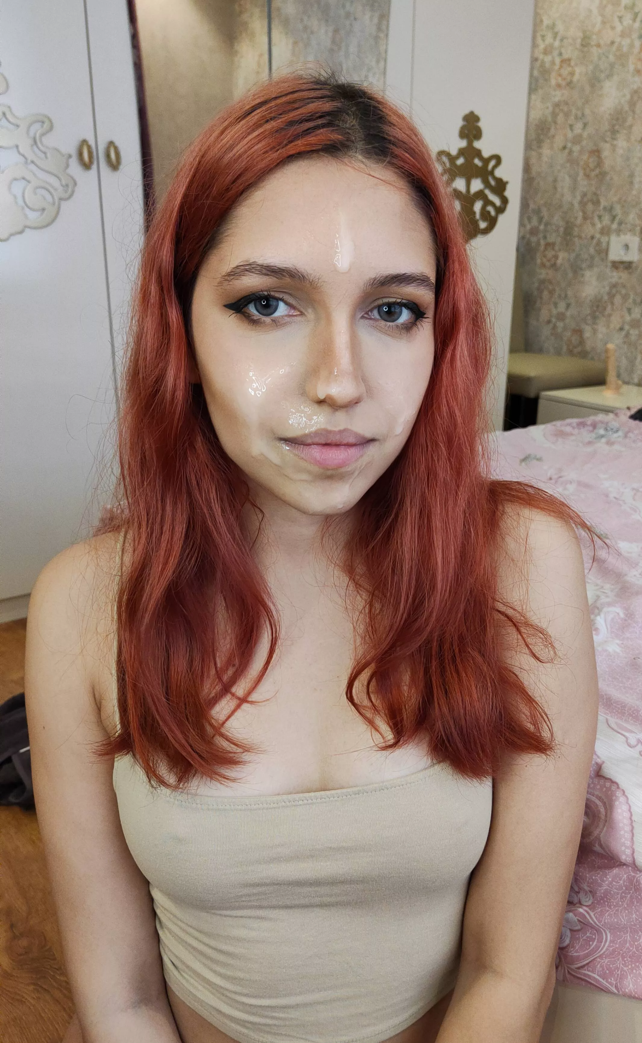 He came all over my face