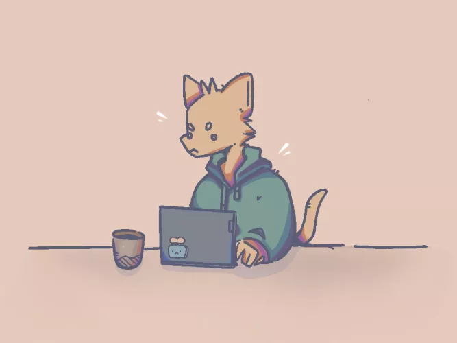 He is ordering food… top comments decides what he eats (I’ll draw)