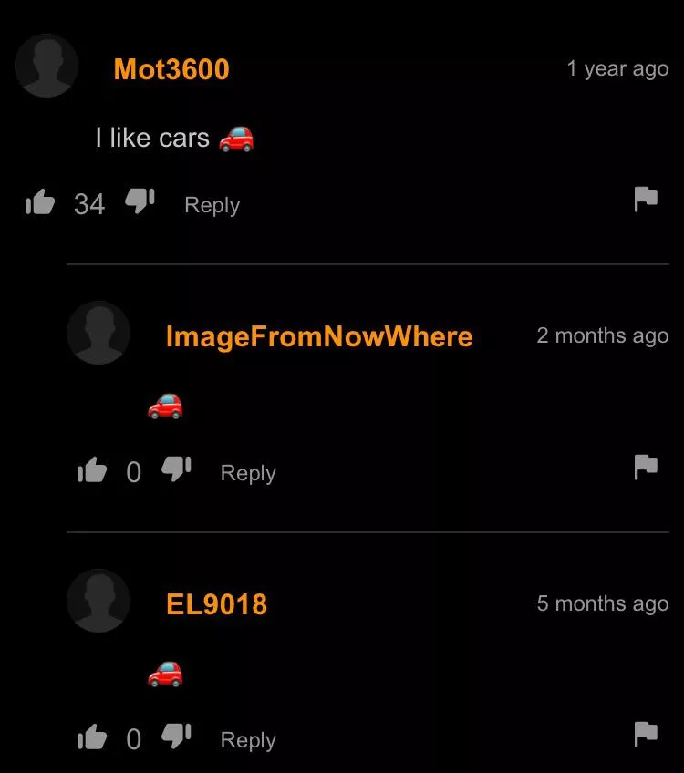 He likes cars