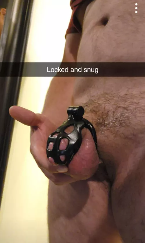 He lost composure, grabbed and fucked me until he filled me with cum while I was Topping him. He clearly can't be trusted out of his cage. 