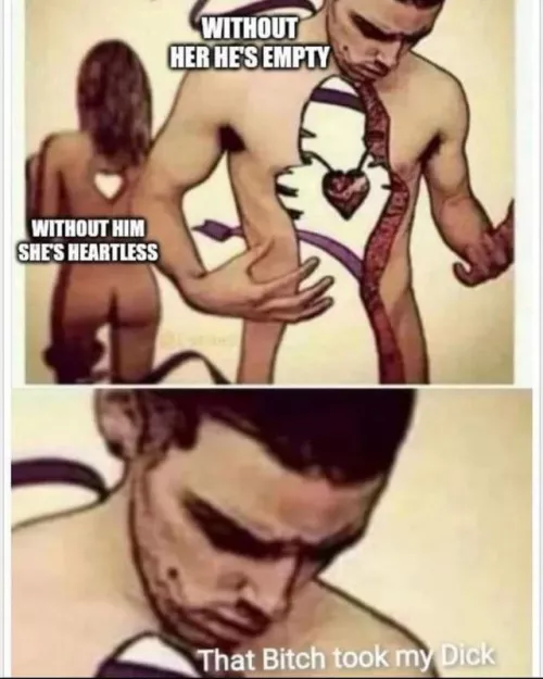 he lost his dick