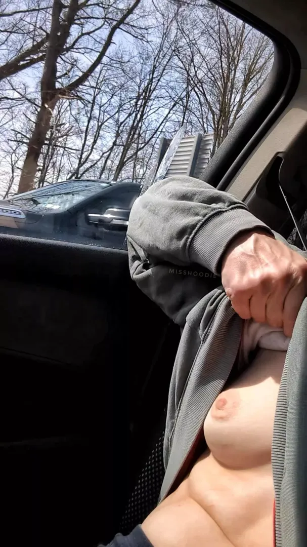 He was too busy watching the road probably.