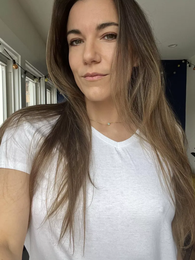 Heading to the grocery store without a bra. Think anyone will mind? 39F