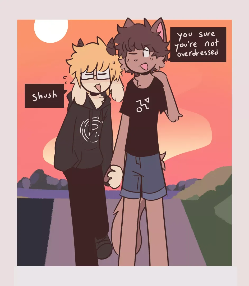 heatwave moment (ft my bf @/ProbablyGoat on tumblr)
