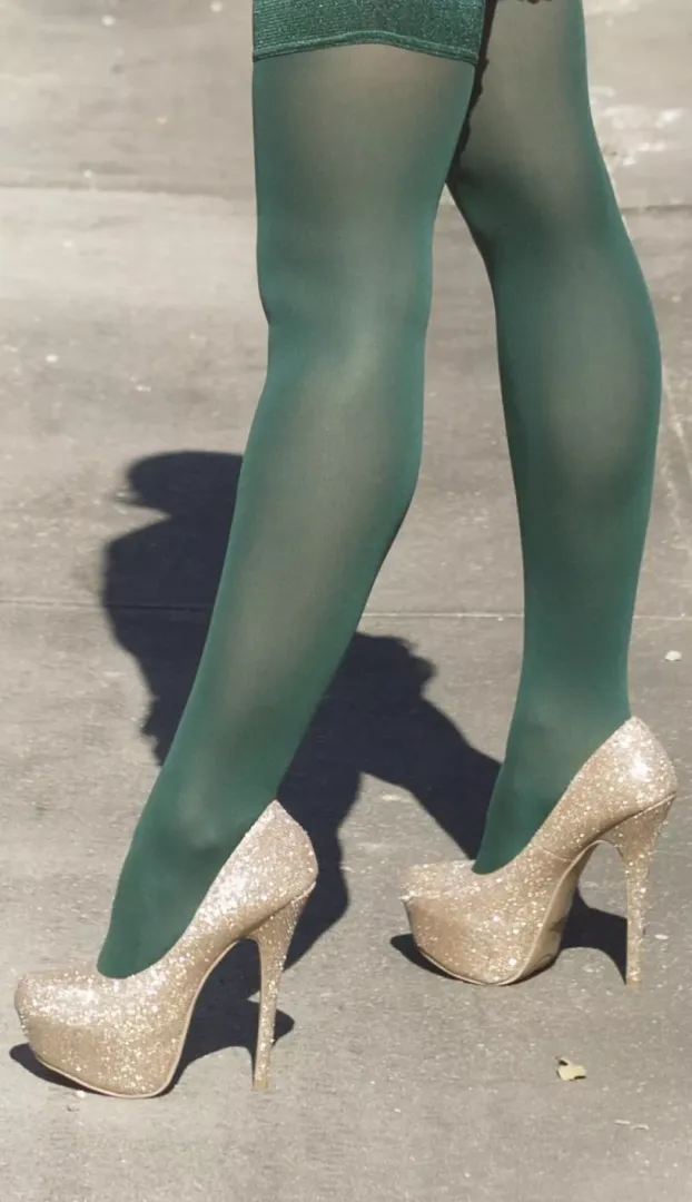 Heels and stockings…