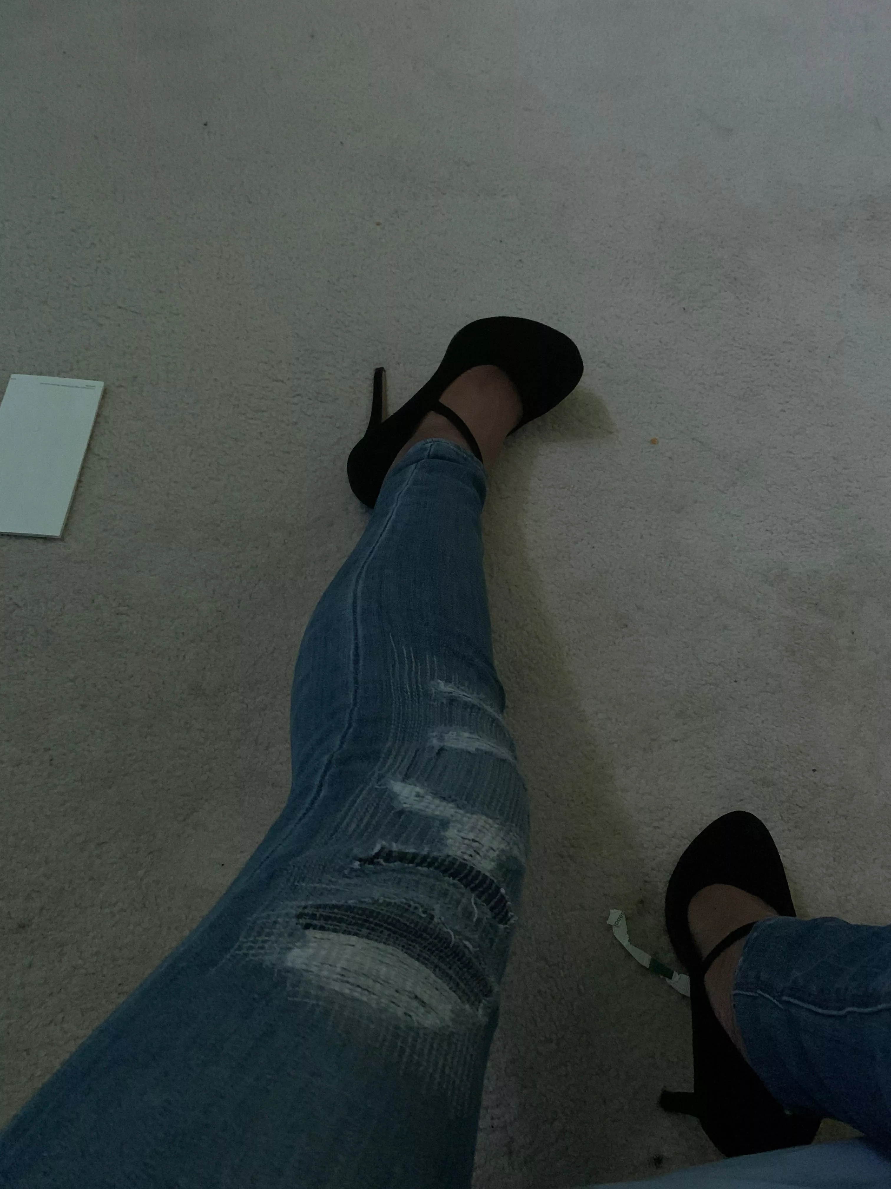 Heels definitely suit me better than sneakers