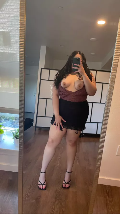 Heels stay on while we fuck?