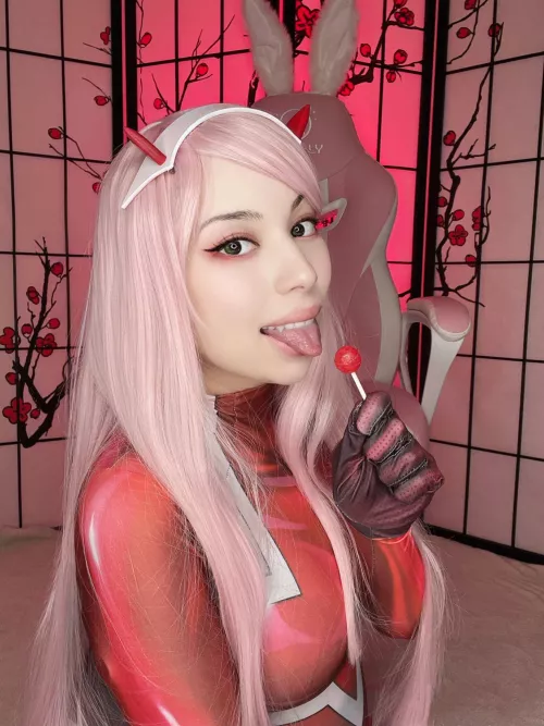 Hello my darling! Cosplay of ZeroTwo from Darling in the Franxx.