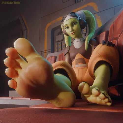 Hera's Feet in the Ghost Lounge [Clone Wars] (Perikink)