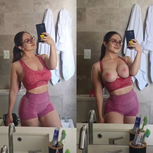 Here’s what’s under my gym fit