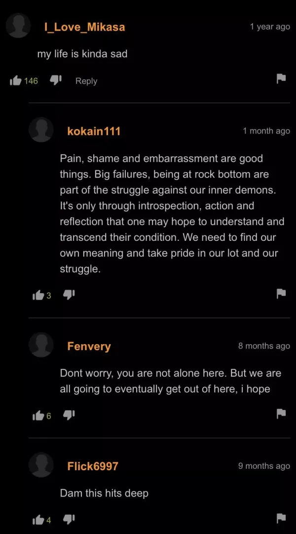He’s sad😢