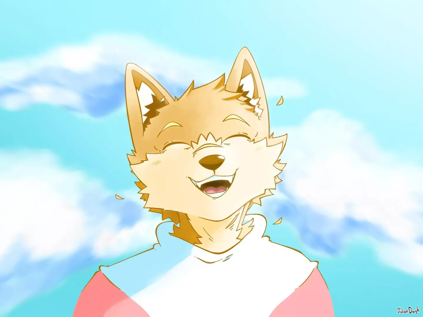 He’s so happy! :3