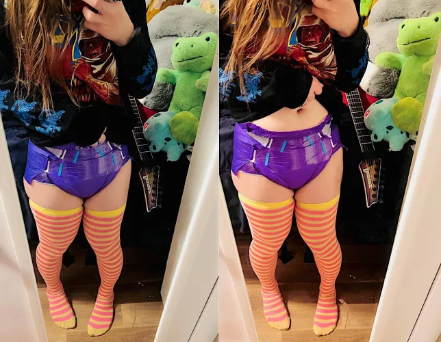 Hewo again 🥰 been a while since I posted last. Might be the last time I wear the purple rearz🥺