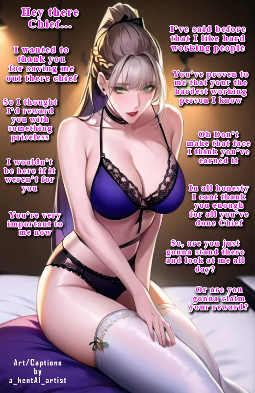 Hey There Chief... [Nervous] [Wholesome] [Caring] [Eager Sex] [Implied Sex] [PathtoNowhere] [Bai Yi]