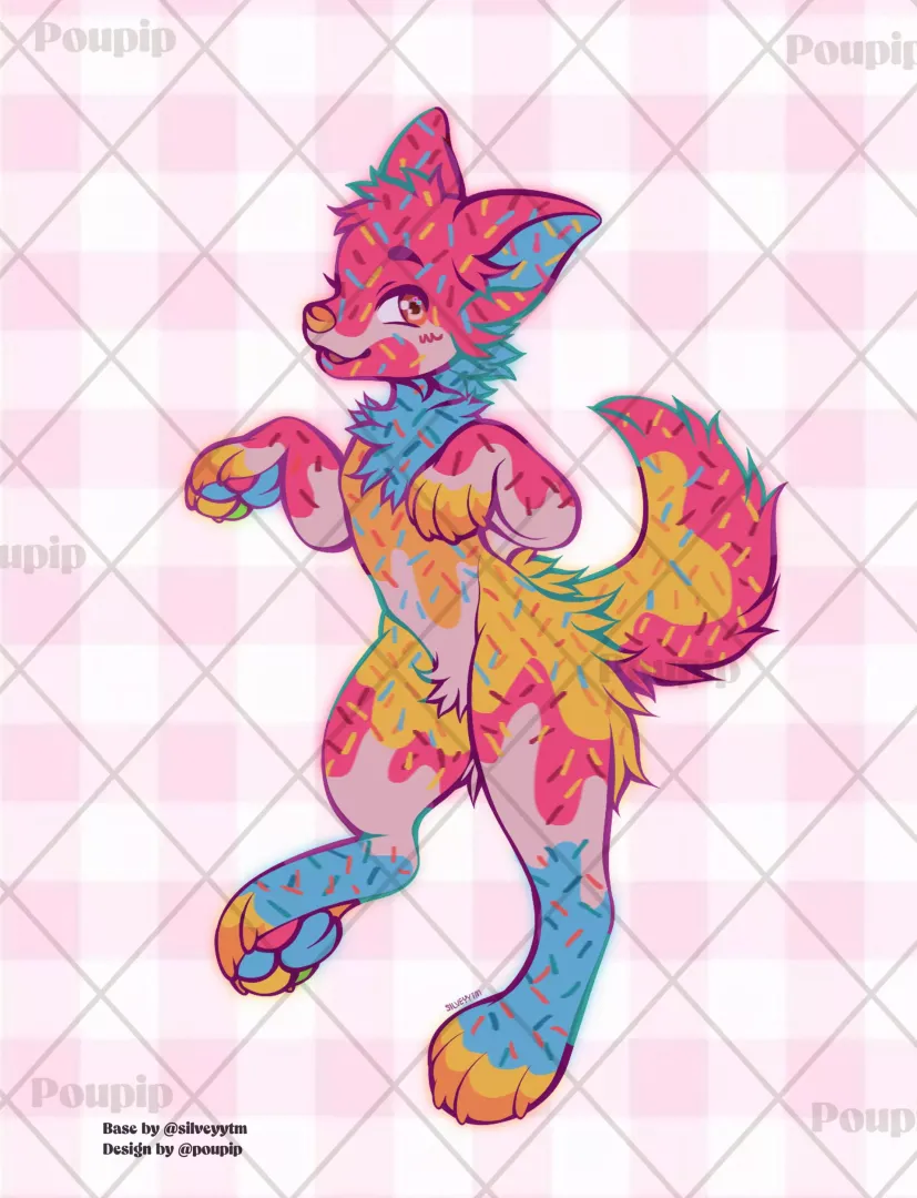 hi guys🌈 made this little baby and i was wondering if any of you wanted to adopt them for $20? Dm or comment to claim! 🤍 tysm
