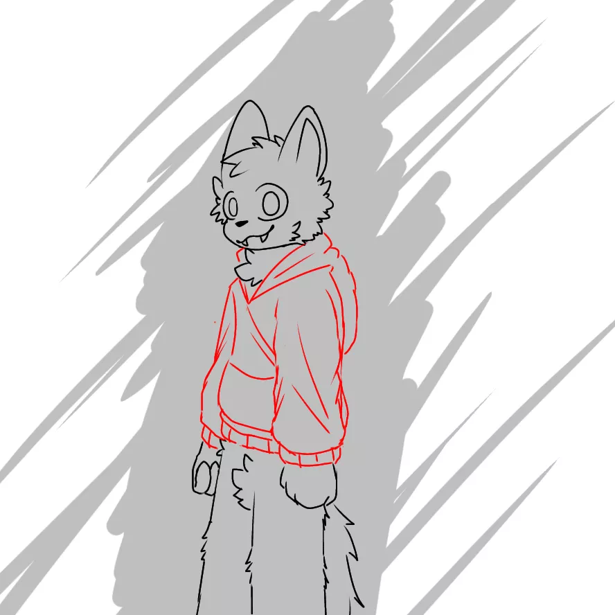 hi hi, just a little practice on perspective and clothes fold, feedbacks are appreciated