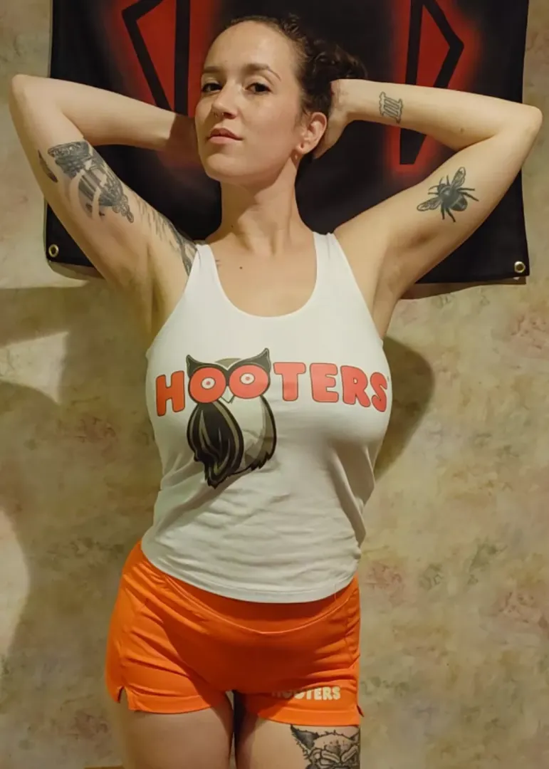 high is the only way I could eat hooters, would you let me serve you?