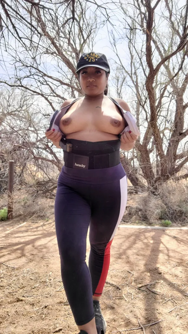 Hikes, titties and guns