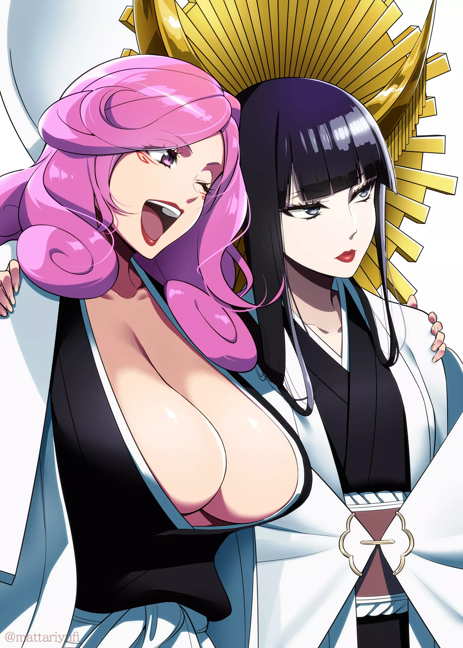 hikifune kirio & shutara senjumaru (mattari yufi)